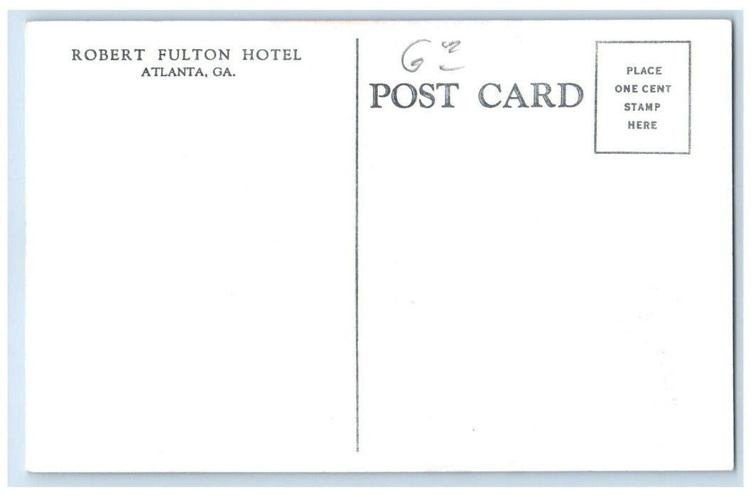 c1940 Robert Fulton Hotel Exterior Building Atlanta Georgia Multiview Postcard
