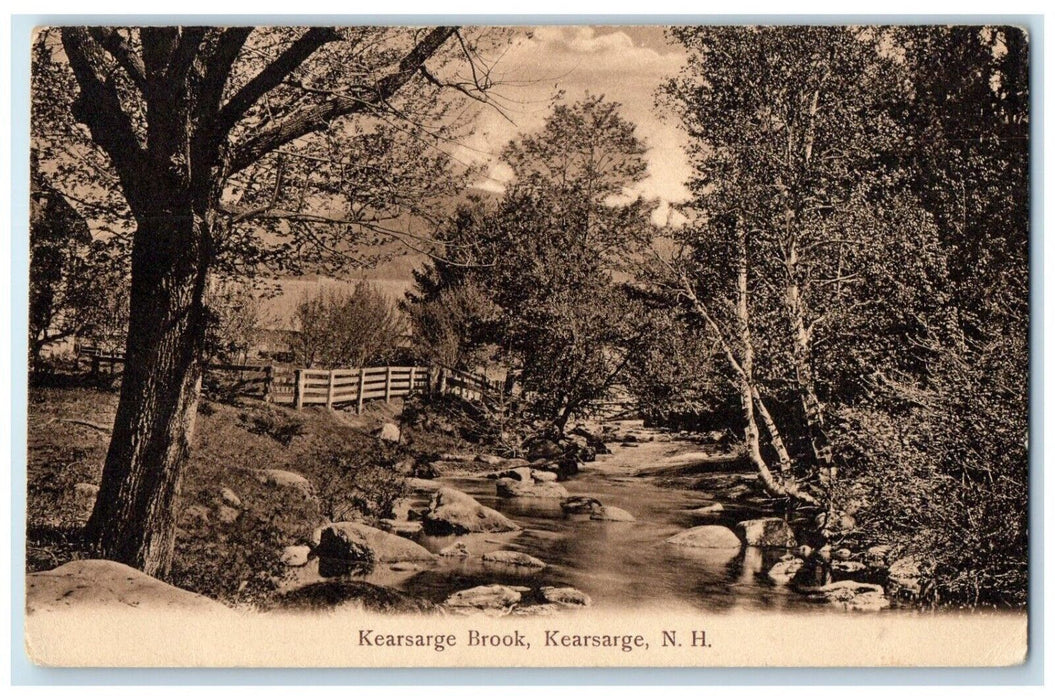 c1905 Kearsarge Brook Kearsarge New Hampshire NH Woehler's Art Antique Postcard