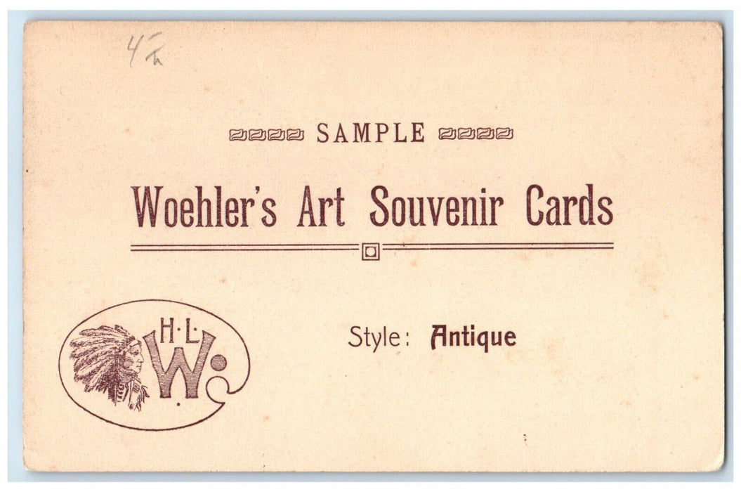 c1905 Kearsarge Brook Kearsarge New Hampshire NH Woehler's Art Antique Postcard