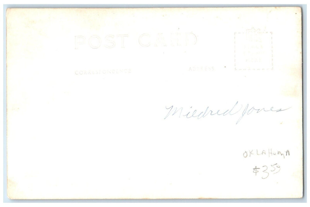 c1940's Boating Scene At Spavinaw Lake Oklahoma OK Gibson RPPC Photo Postcard