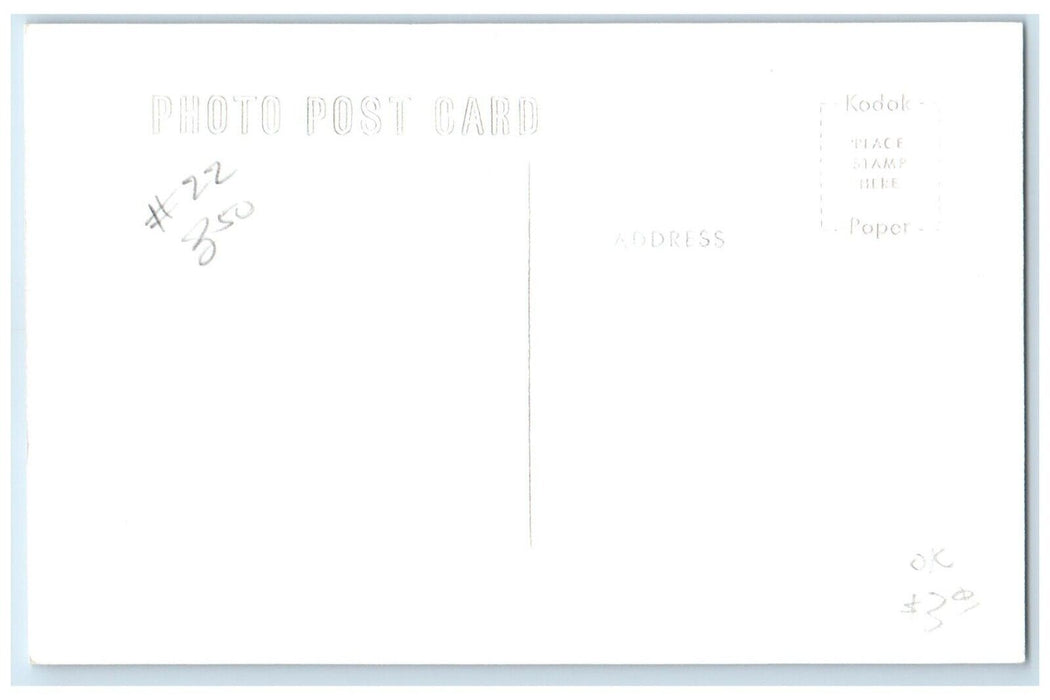 c1950's Rock Formation Arbuckle Mts. Highway No. 7 Oklahoma RPPC Photo Postcard