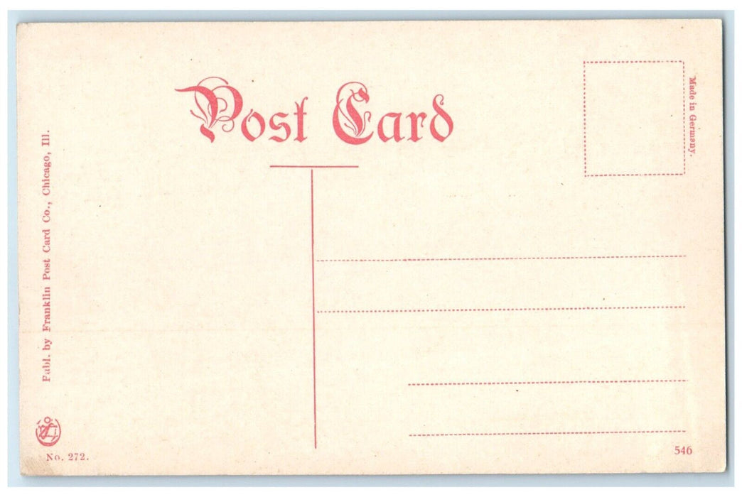 c1910 Depaul University Church Chicago Webster Ave Illinois IL Antique Postcard