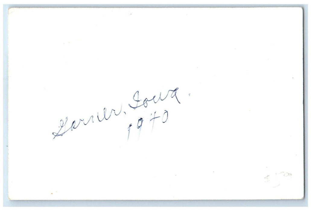 1940 Saint Boniface Church Garner Iowa IA RPPC Photo Posted Vintage Postcard