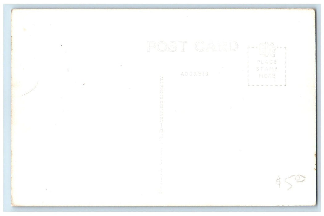 c1940's St. Joseph's School Building Fort Madison Iowa IA RPPC Photo Postcard