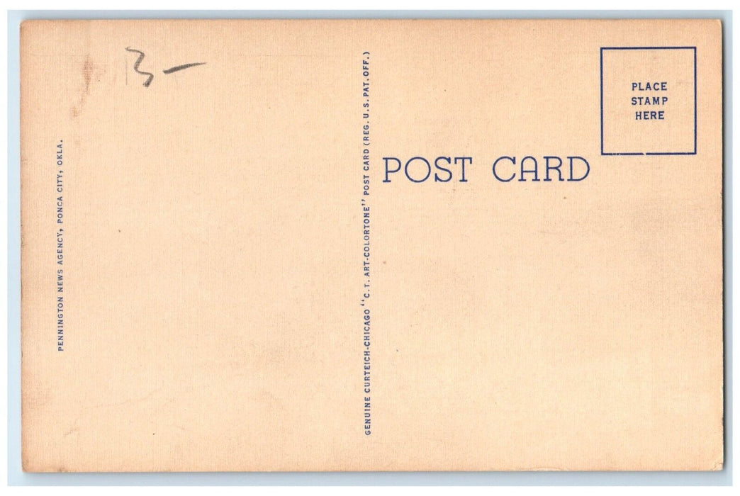 c1940 Choctaw Indian Native American Princess Oklahoma Vintage Antique Postcard