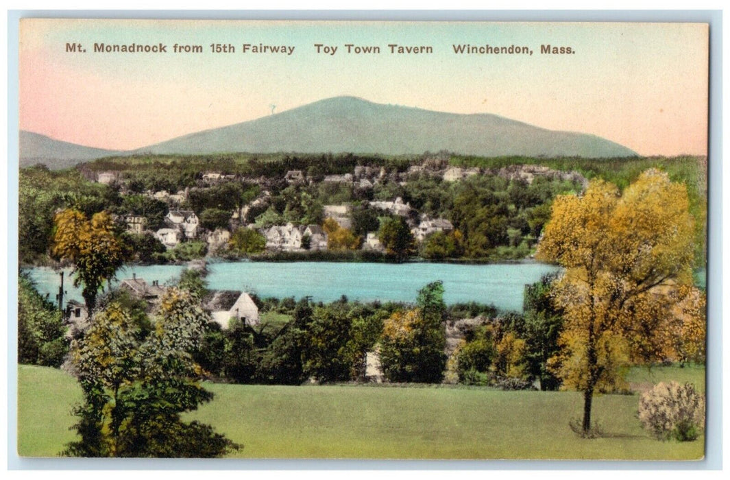 c1940 Mt. Monadnock Fairway Toy Town Tavern Winchendon Massachusetts MA Postcard