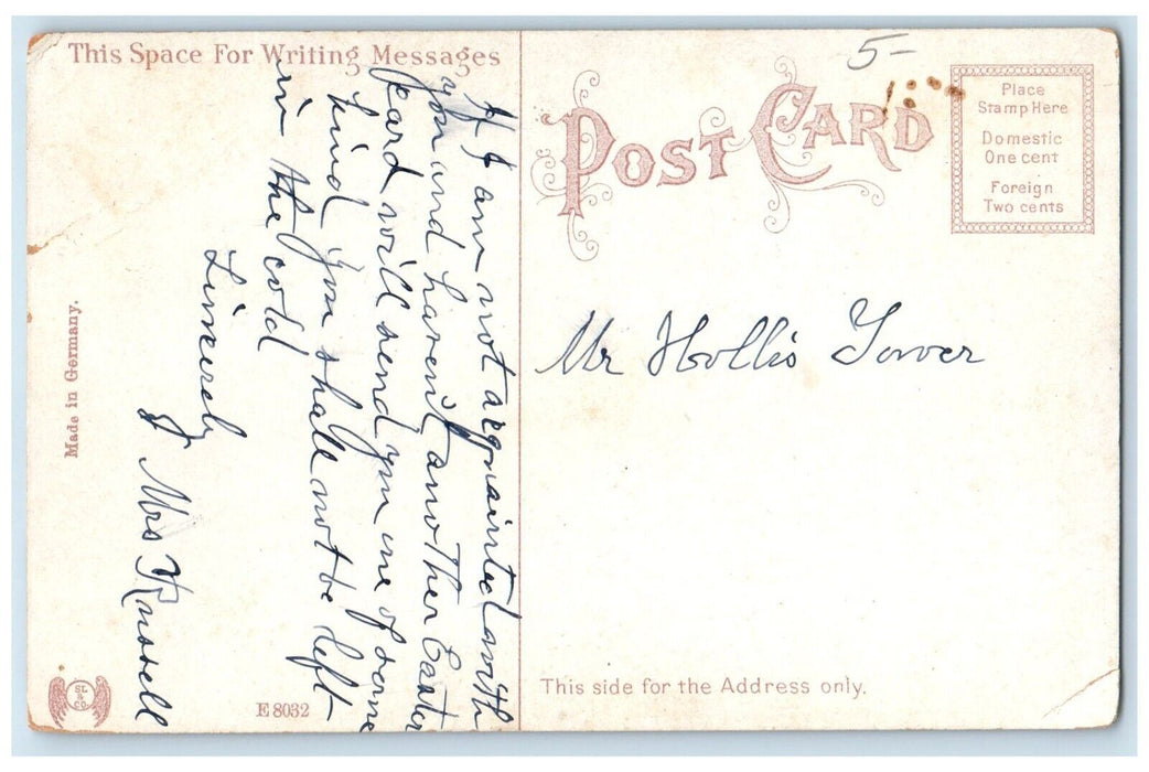 c1910 High School Negus St. Exterior Building Webster Massachusetts MA Postcard