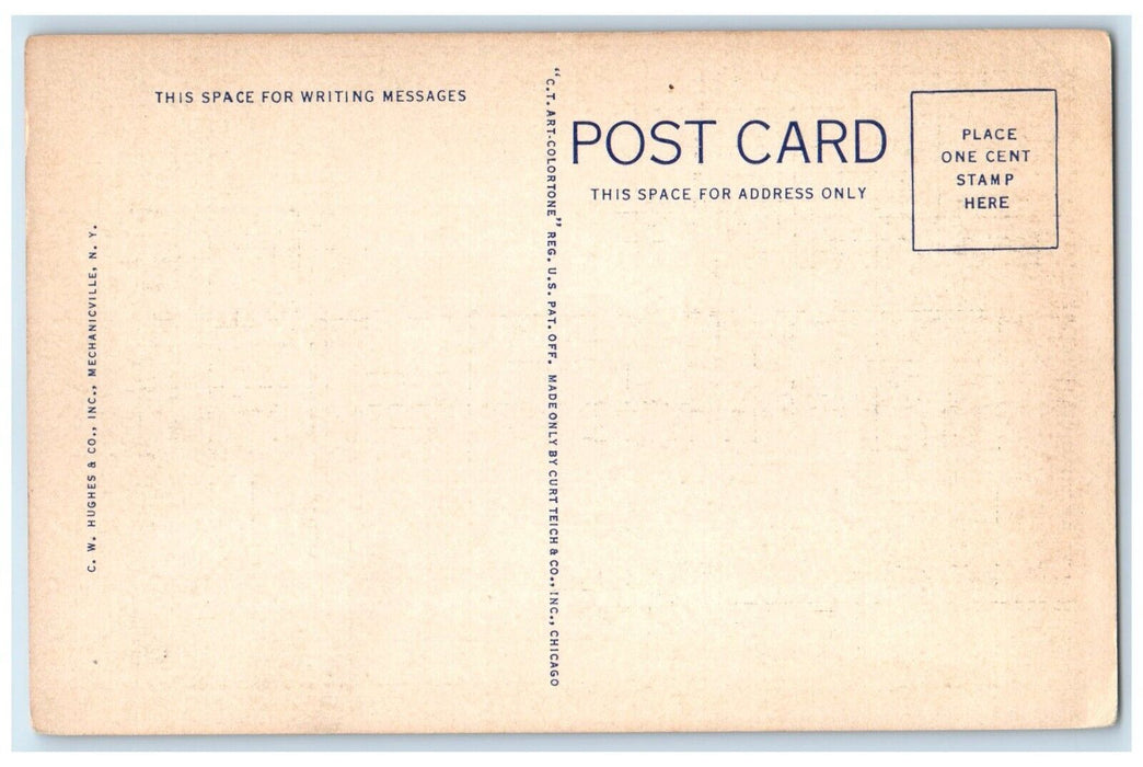 c1940 Westfield River Highway Jacob's Ladder Woronoco Massachusetts MA Postcard