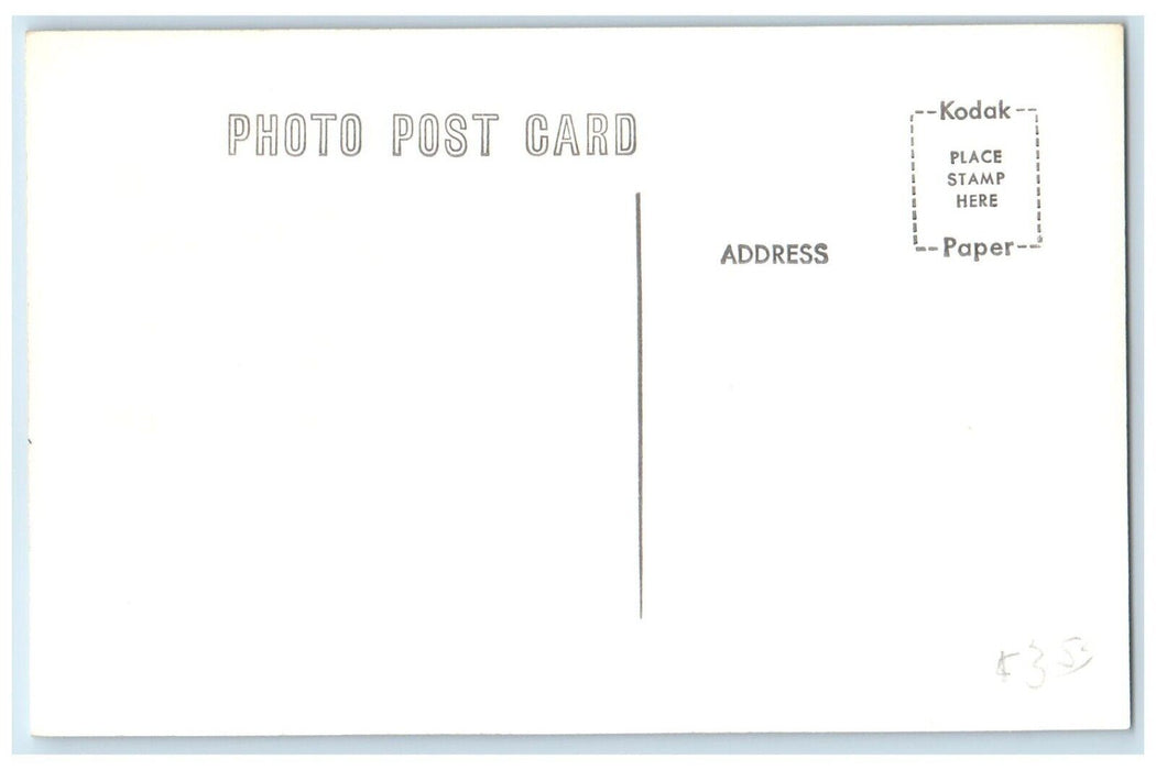 Geneseo United Methodist Church Tama County Geneseo Iowa IA RPPC Photo Postcard