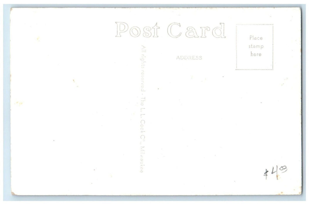 Shelter House Pilot Mound State Park Forest City Iowa IA RPPC Photo Postcard