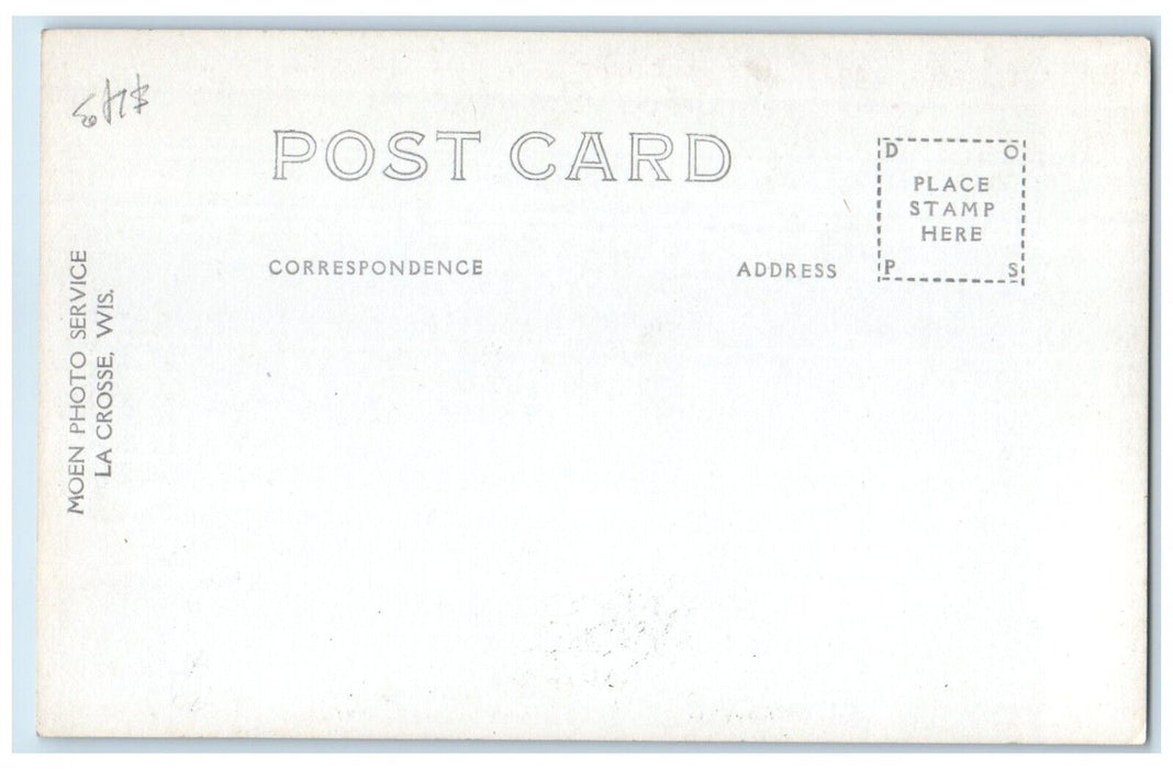 c1940's View Of Eagle Point River Fayetteville Iowa IA RPPC Photo Postcard