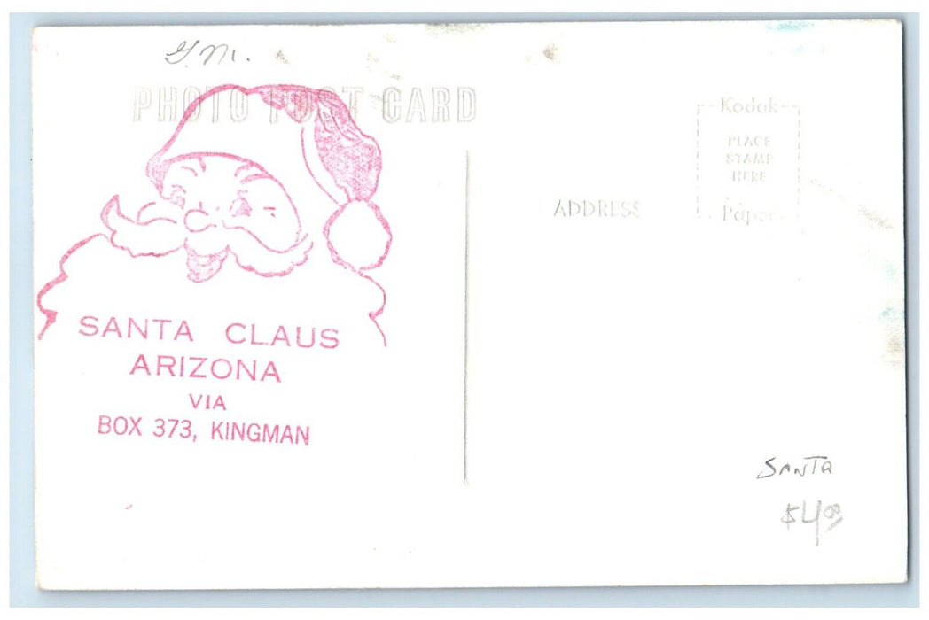 Xmas Tree Inn Santa Claus Arizona AZ Soldier Dam Hi Way RPPC Photo Postcard