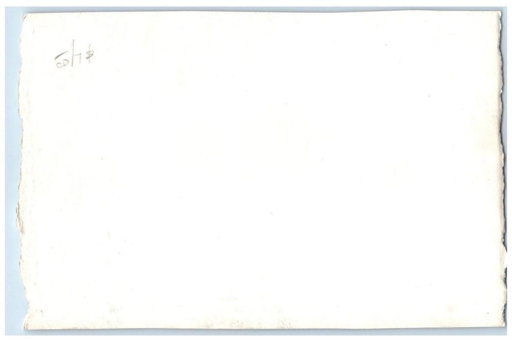 1941 Christmas Season's Greetings The Sabo's Sign Winter RPPC Photo Postcard