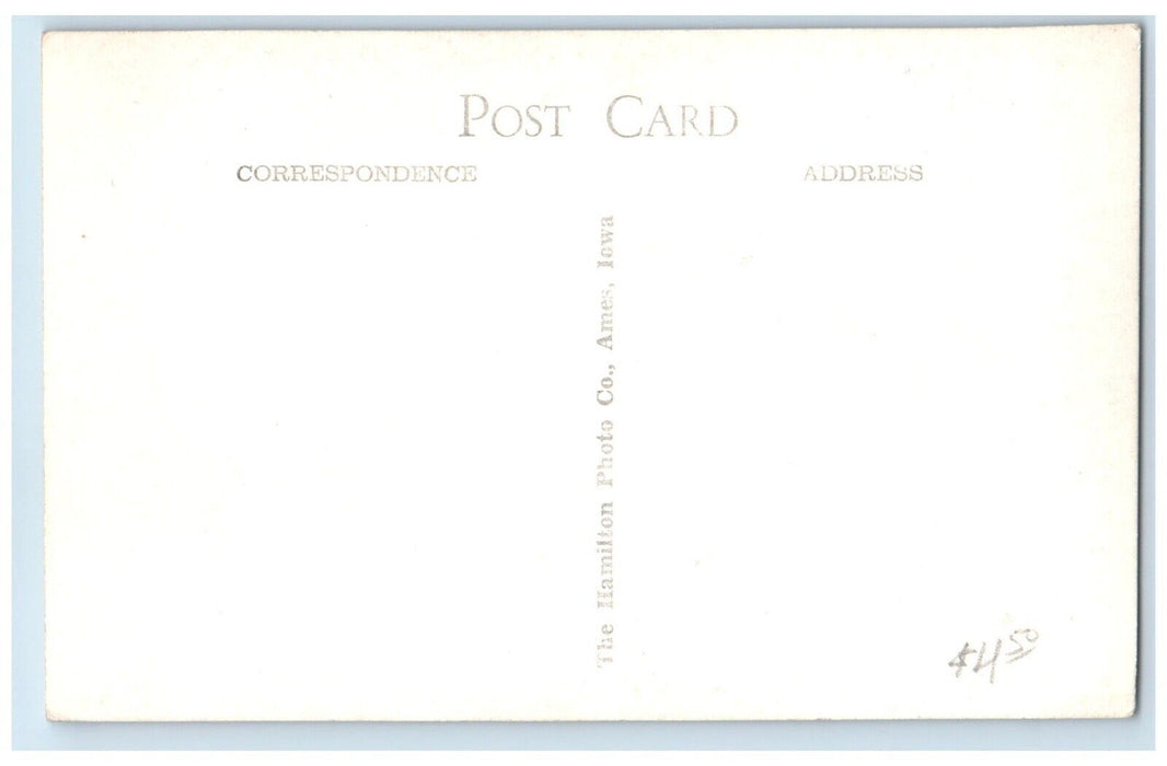 c1930's New High School Building Fairfield Iowa IA RPPC Photo Vintage Postcard