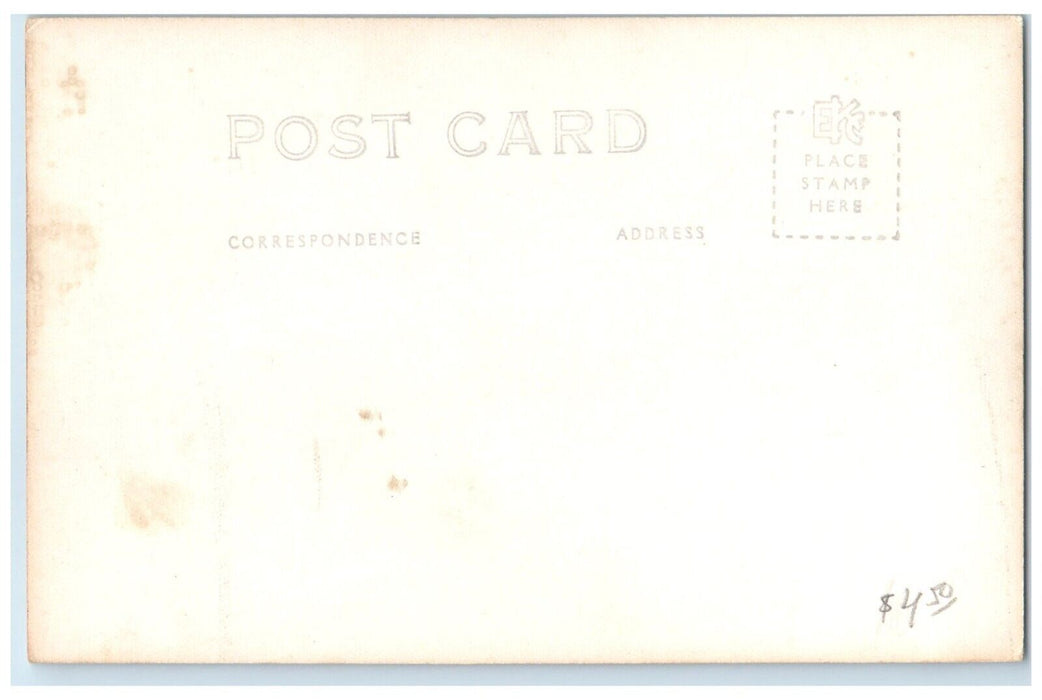 c1940's Presbyterian Church Fairfield Iowa IA RPPC Photo Vintage Postcard