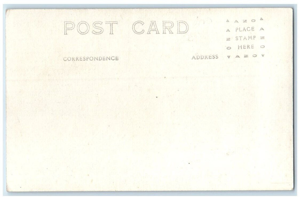 c1918 Infantry Military Review Camp Custer Battle Creek MI RPPC Photo Postcard