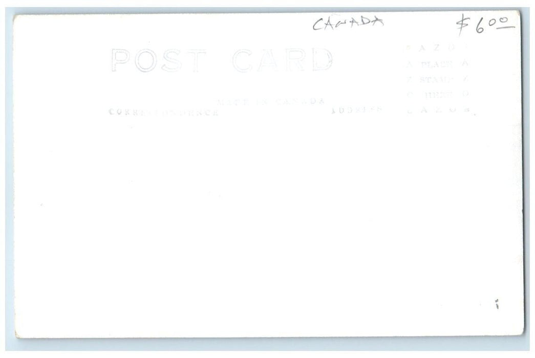c1920's Tourist Camp Park Entrance Winnipeg Manitoba Canada RPPC Photo Postcard