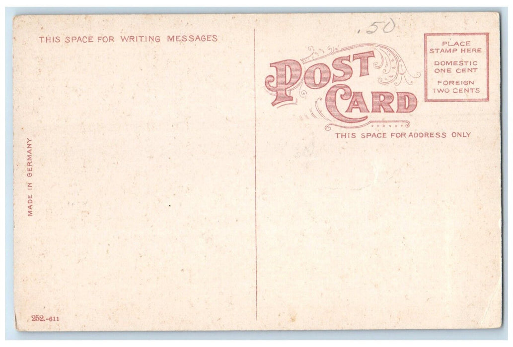 c1910 Scene Near Lover's Lane River Lake Kalamazoo Michigan MI Vintage Postcard