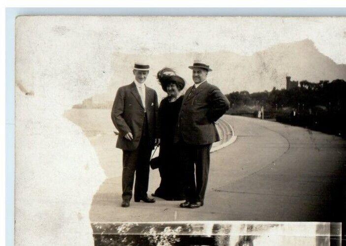 1913 Family Multiview Men Women Child Saskatoon Saskatchewan RPPC Photo Postcard