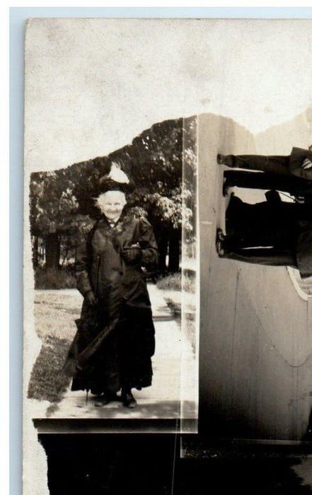 1913 Family Multiview Men Women Child Saskatoon Saskatchewan RPPC Photo Postcard