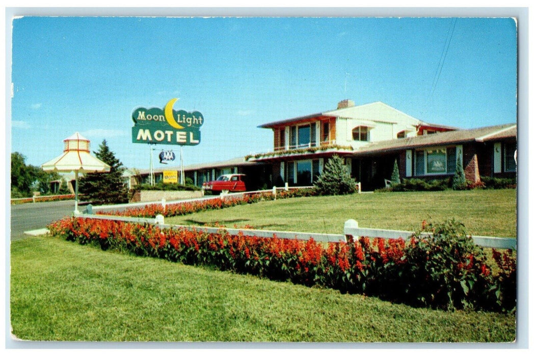 c1950's Moonlight Motel Independence Missouri MO Unposted Vintage Postcard