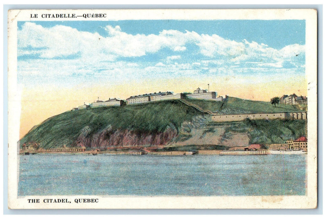 c1920's The Citadel Quebec Canada Unposted Antique JP Gosselin Postcard