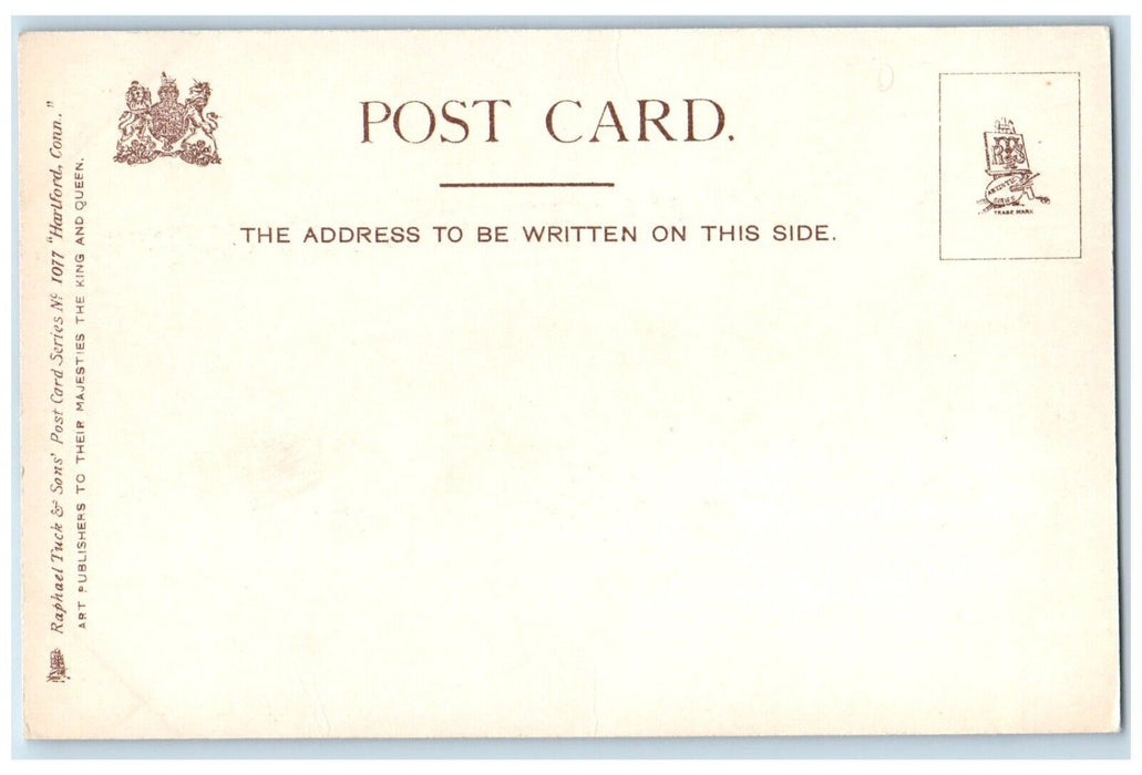 c1905 Main Street Streetcar Road Hartford Connecticut Raphael Tuck Sons Postcard