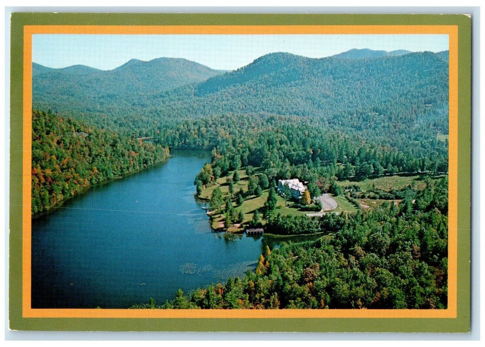 c1960 Aerial View Sapphire Valley Inn Golf Sapphire North Carolina NC Postcard