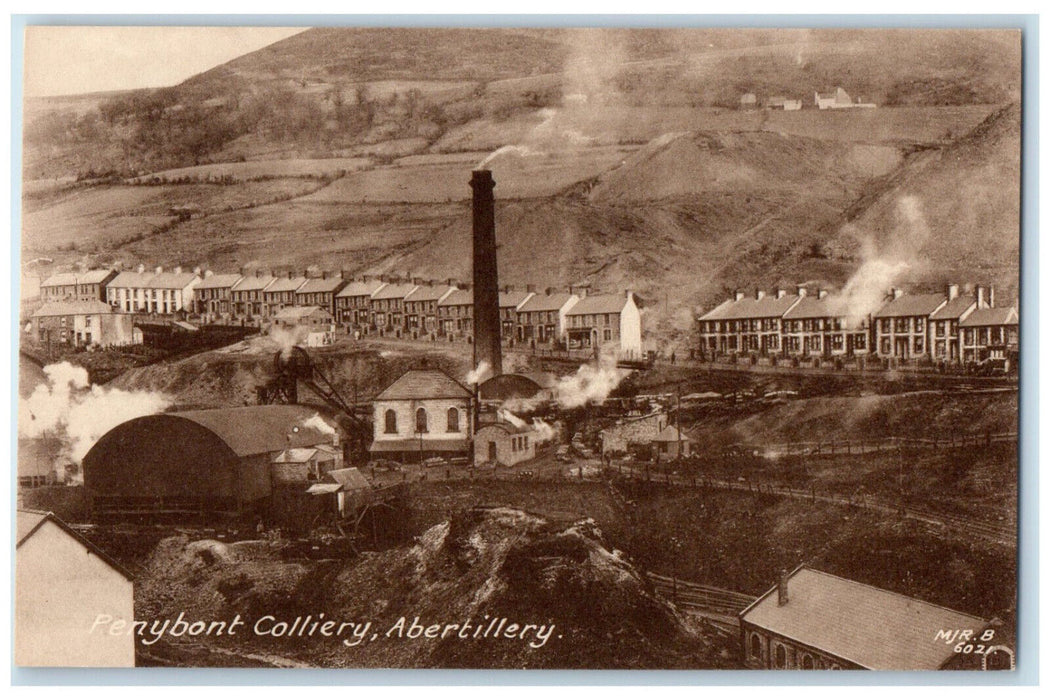 c1910 Penybont Colliery Abertillery Monmouthshire Wales Unposted Postcard