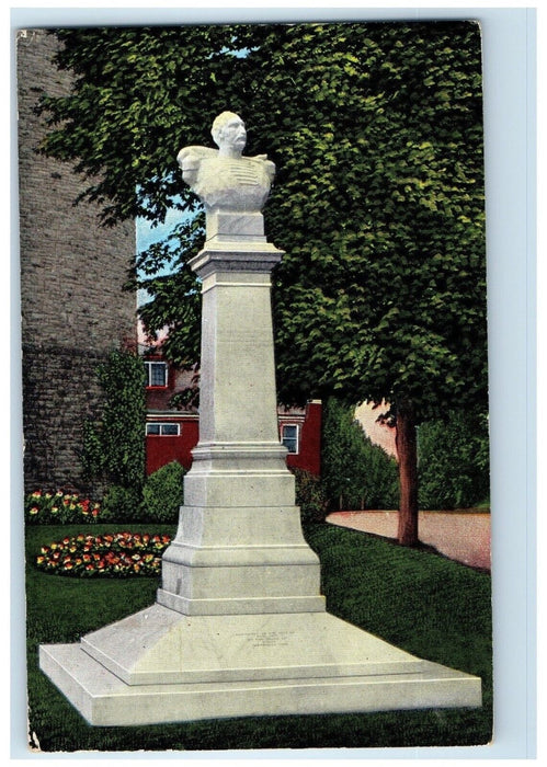 1946 Statue Demetrius Ypsilanti Monument Ypsilanti  Michigan MI Vintage Postcard