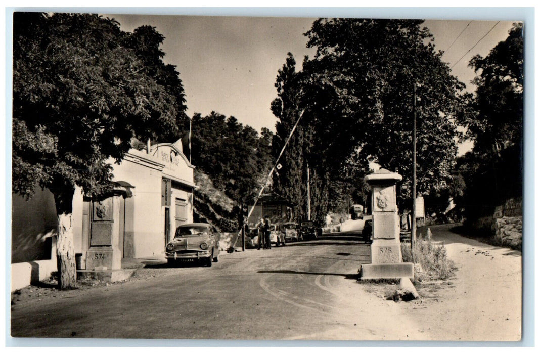c1950's Franco-Spanish Border Le Perthus France Unposted RPPC Photo Postcard