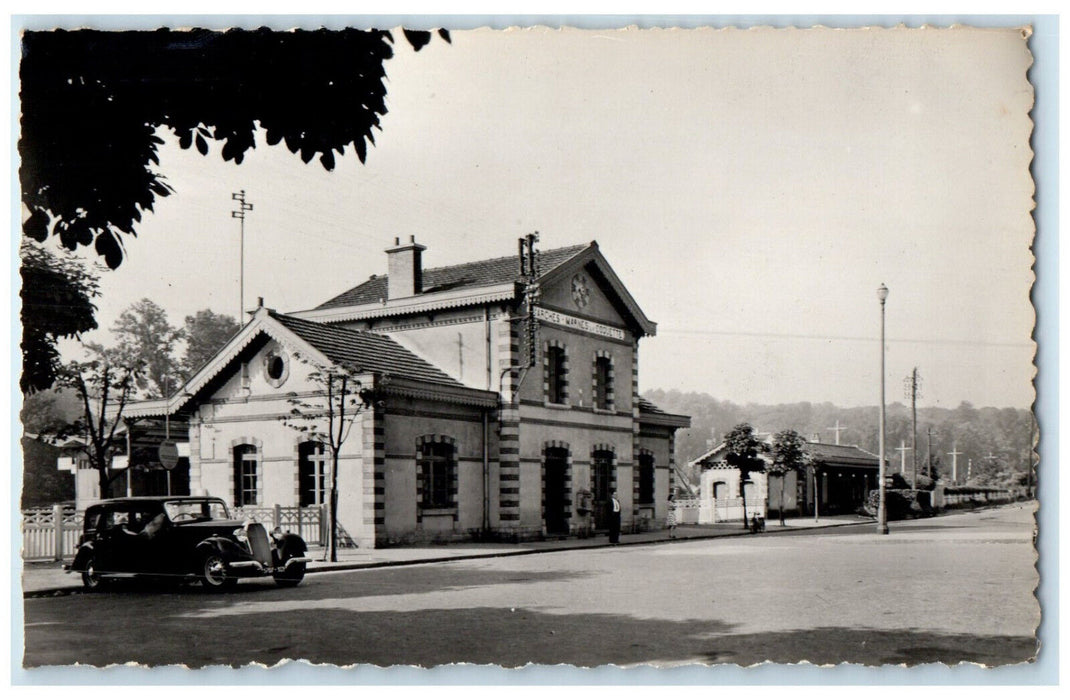 c1940's AC I Garches (Seine-et-Oise) La Gare France Unposted RPPC Photo Postcard