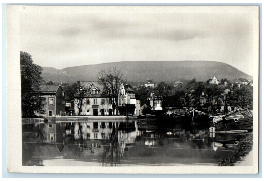 c1920's The Port of Zabern Saverne France Unposted Antique RPPC Photo Postcard