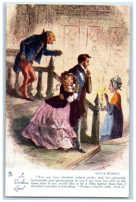 In Dickens Land Little Dorrit Chapter XXIII Book 11 Oilette Tuck's Postcard