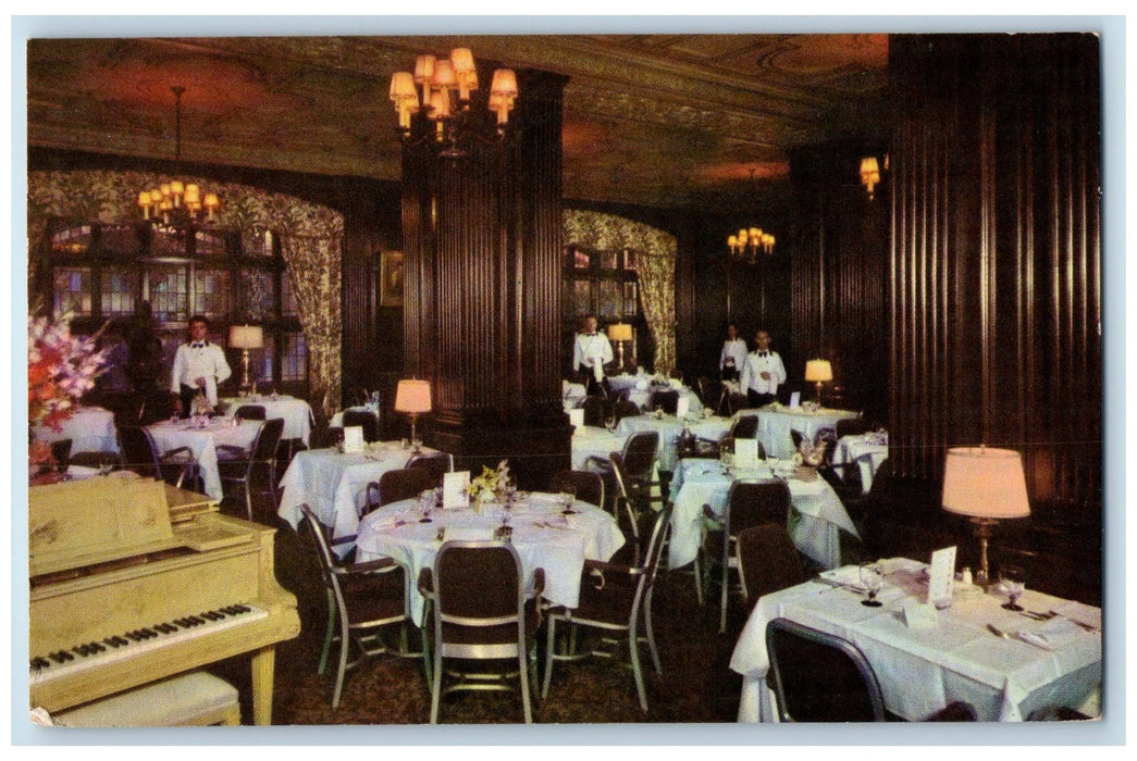 1951 Motel Mayfair Restaurants Dining Interior Saint Louis Missouri MO Postcard