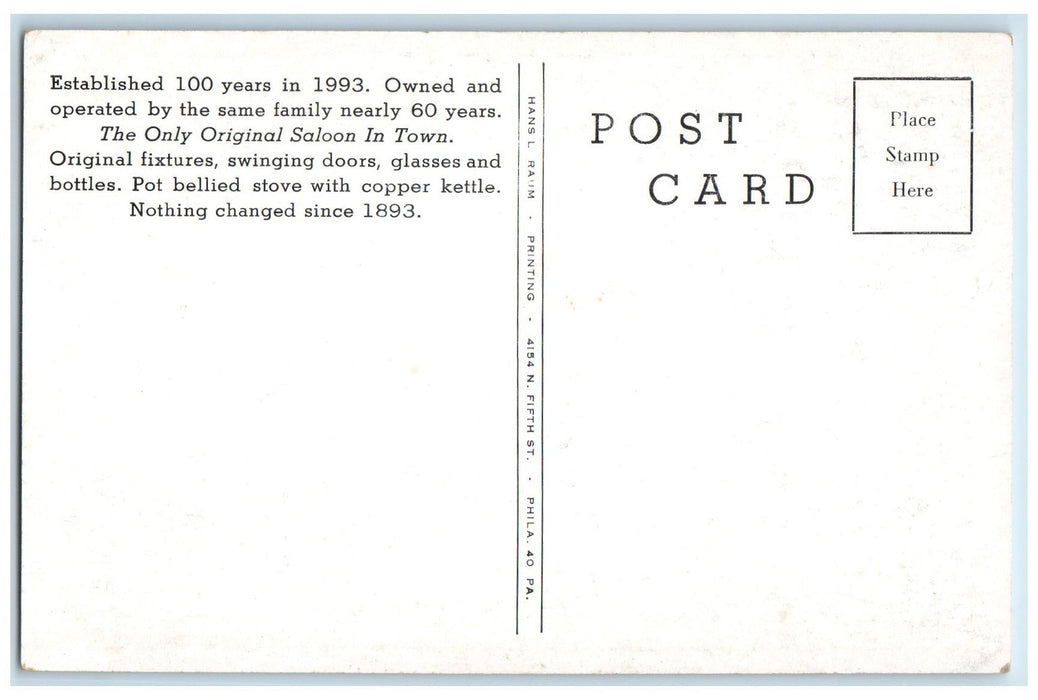 Old Gold Coin Saloon Automatic Piano Violin Central City CO Multiview Postcard