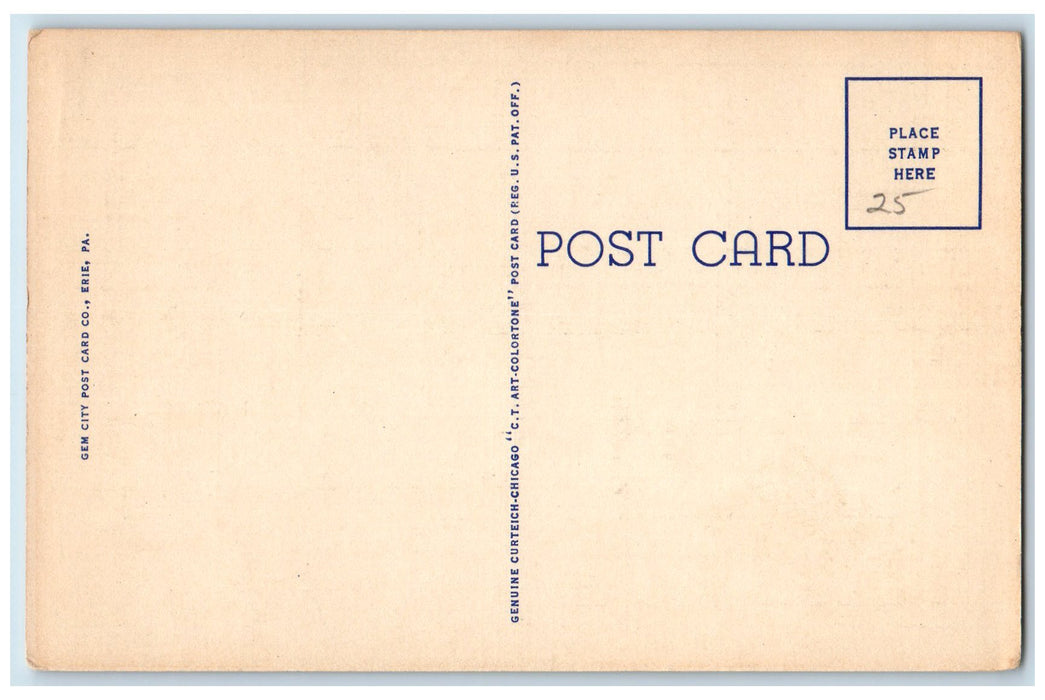 Boat Landing Water Works Parks Peninsula Drive Erie Pennsylvania PA Postcard