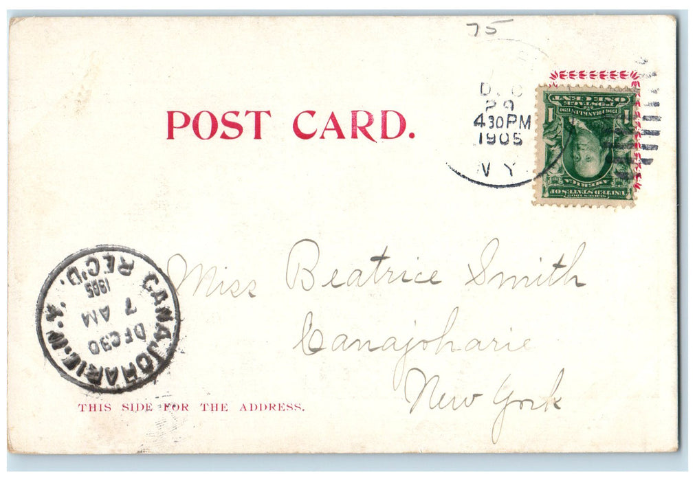 1905 View Of M.E Church Middleburgh New York NY Antique Posted Postcard