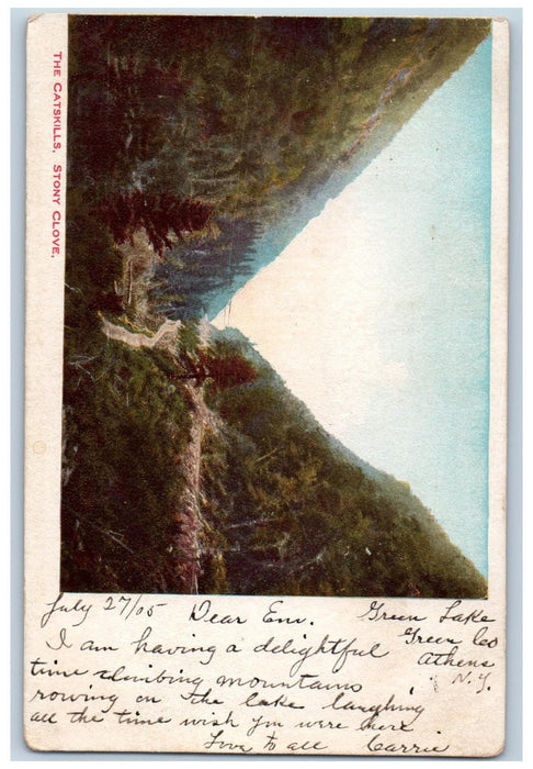 c1905 View Of The Catskills Stony Clove New York NY Antique Posted Postcard