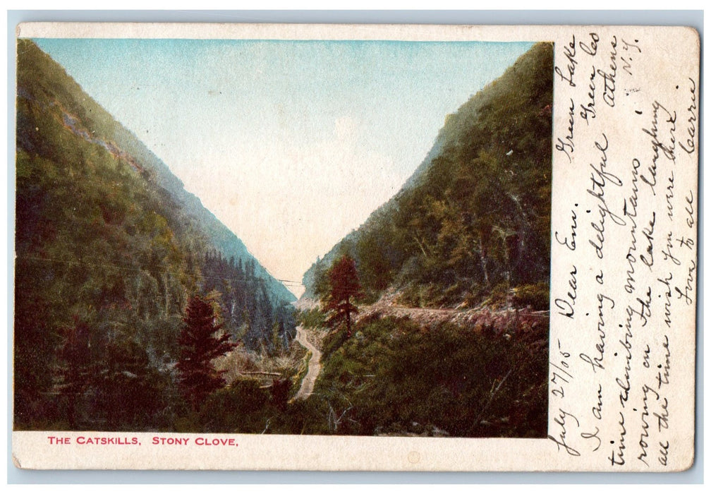 c1905 View Of The Catskills Stony Clove New York NY Antique Posted Postcard