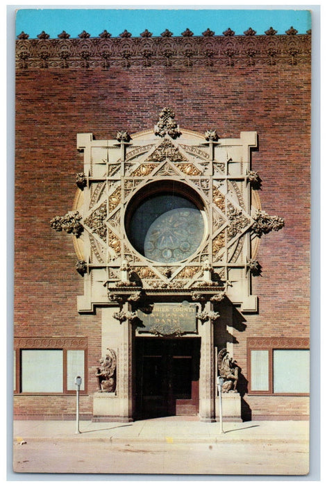 View Of The Poweshiek County National Bank Grinnell Iowa IA Vintage Postcard