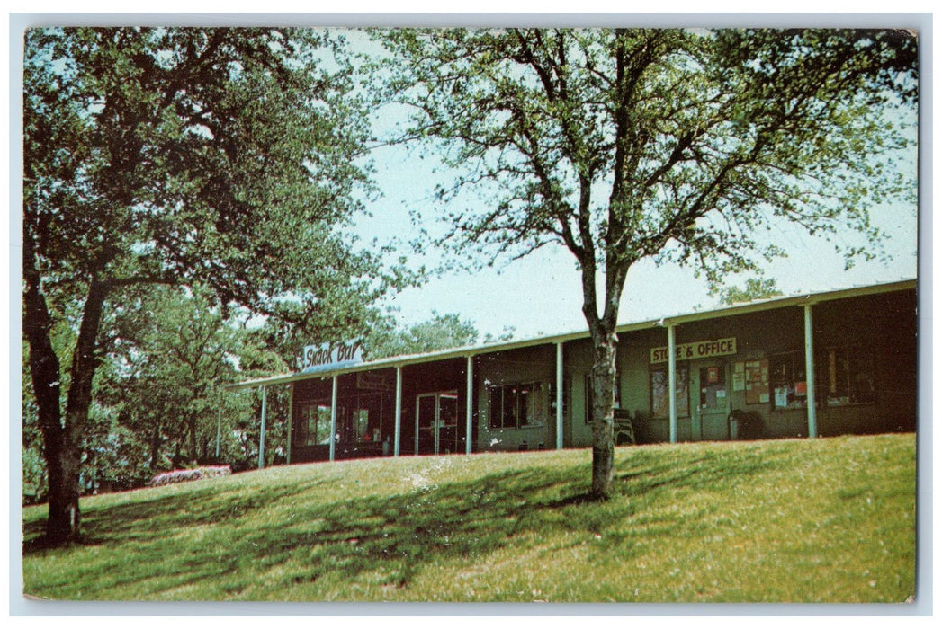 Lake Berryessa Marina Resort Snack Bar Store Office Napa California CA Postcard