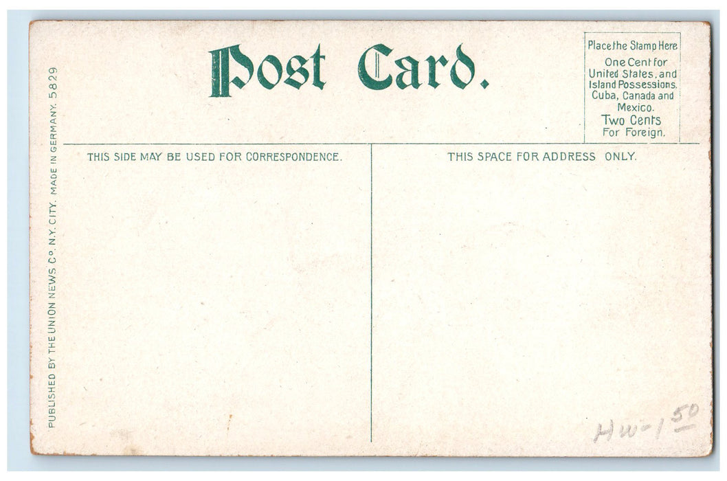 c1910's Long Branch NJ Broadway, Store Horse Carriage Scene Antique Postcard