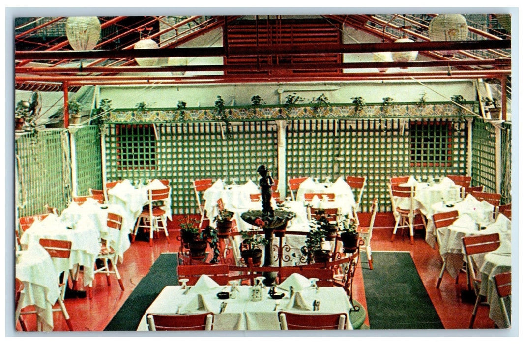 Renato Restaurant Italian French Cooking Interior Dining Scene NY Postcard