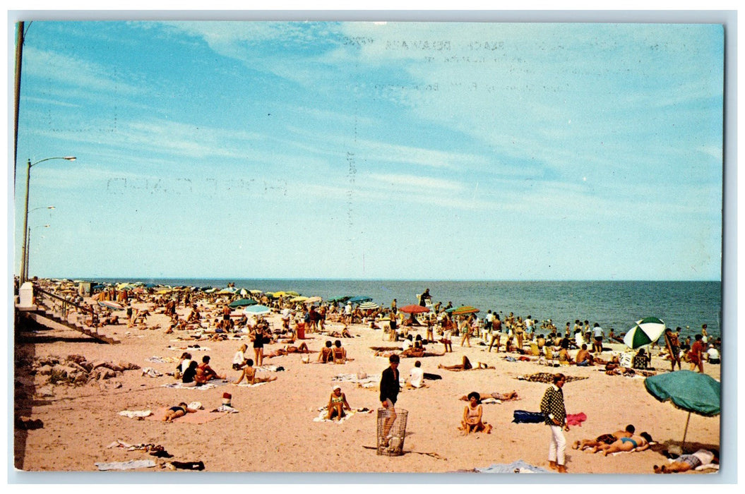 Greetings From Rehoboth Beach Delaware DE, Bathing Scene Vintage Postcard