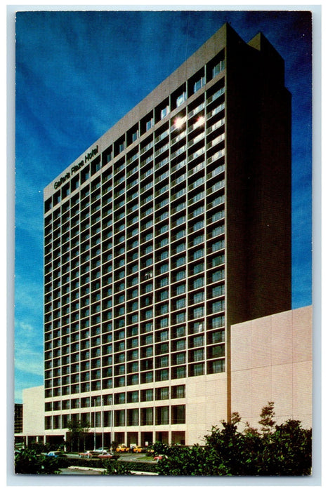 c1910's Galleria Plaza Hotel Building Exterior Scene Houston Texas TX Postcard