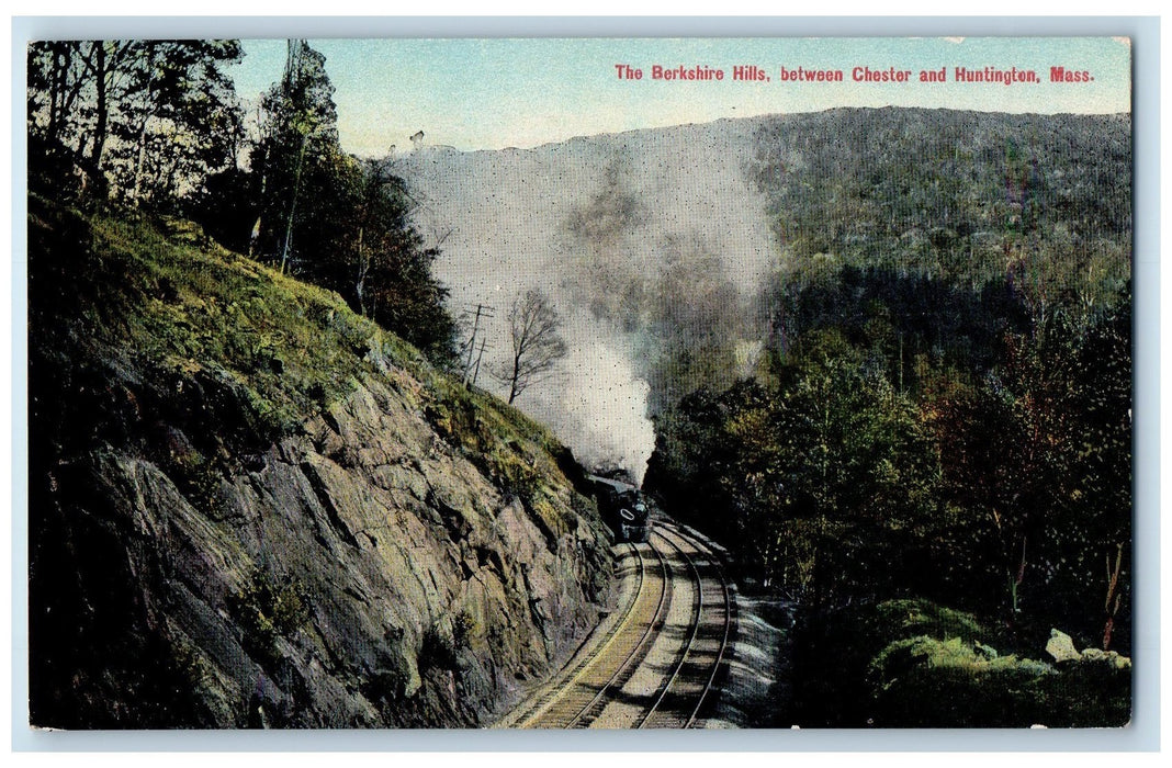The Berkshire Hills Between Chester And Huntington Massachusetts MA Postcard