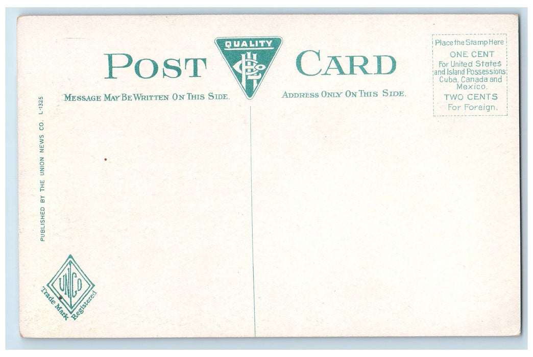 c1910's Approaching The Berkshire Hills Near Russell Massachusetts MA Postcard