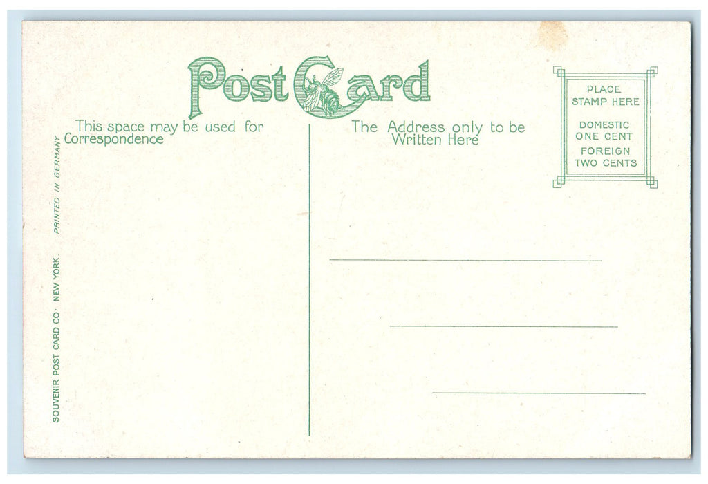 c1910's Carnegie Library Building Exterior Scene Fort Dodge Iowa IA Postcard