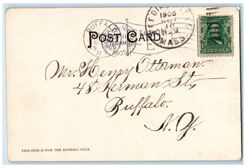 1905 Museum Of Fine Arts Building Springfield Massachusetts MA Antique Postcard